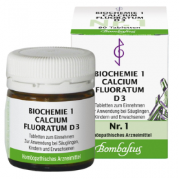 BIOCHEMIE 1 Calcium fluoratum D 3 Tabletten 80 St