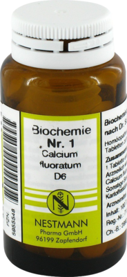 BIOCHEMIE 1 Calcium fluoratum D 6 Tabletten 100 St