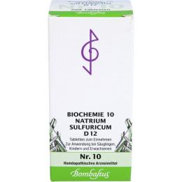 BIOCHEMIE 10 Natrium sulfuricum D 12 Tabletten 200 St.