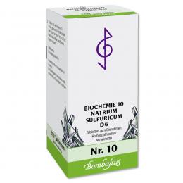 BIOCHEMIE 10 Natrium sulfuricum D 6 Tabletten 200 St Tabletten