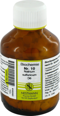 BIOCHEMIE 10 Natrium sulfuricum D 6 Tabletten 400 St
