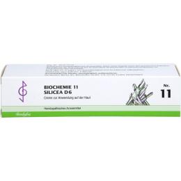 BIOCHEMIE 11 Silicea D 6 Creme 100 ml