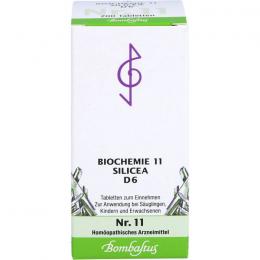 BIOCHEMIE 11 Silicea D 6 Tabletten 200 St.