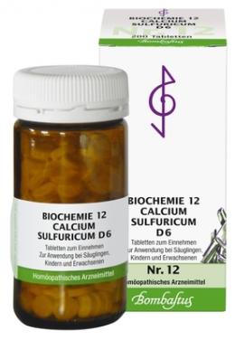 BIOCHEMIE 12 Calcium sulfuricum D 6 Tabletten 200 St