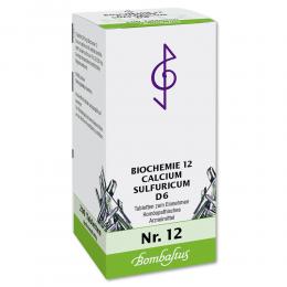 BIOCHEMIE 12 Calcium sulfuricum D 6 Tabletten 200 St Tabletten