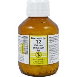 BIOCHEMIE 12 Calcium sulfuricum D 6 Tabletten 400 St.