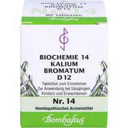 BIOCHEMIE 14 Kalium bromatum D 12 Tabletten 80 St.