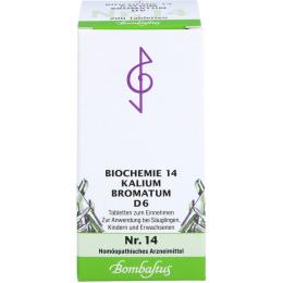 BIOCHEMIE 14 Kalium bromatum D 6 Tabletten 200 St.