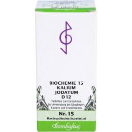 BIOCHEMIE 15 Kalium jodatum D 12 Tabletten 200 St.