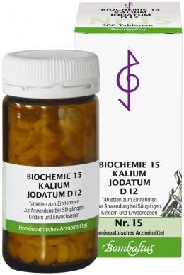 BIOCHEMIE 15 Kalium jodatum D 12 Tabletten 200 St Tabletten