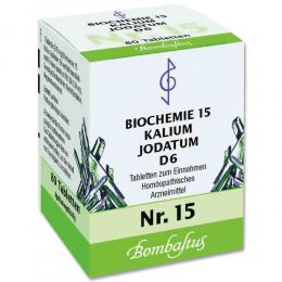 BIOCHEMIE 15 Kalium jodatum D 6 Tabletten 80 St Tabletten