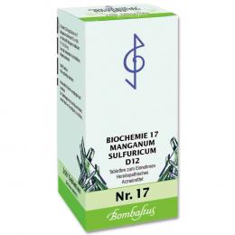 Ein aktuelles Angebot für BIOCHEMIE 17 Manganum sulfuricum D 12 Tabletten 200 St Tabletten Schüßler Salze - jetzt kaufen, Marke Bombastus-Werke AG.