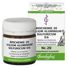BIOCHEMIE 20 Kalium aluminium sulfuricum D 6 Tabl. 80 St Tabletten