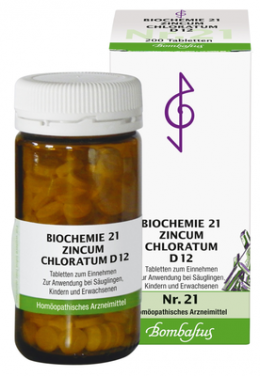 BIOCHEMIE 21 Zincum chloratum D 12 Tabletten 200 St