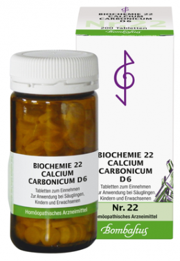 BIOCHEMIE 22 Calcium carbonicum D 6 Tabletten 200 St