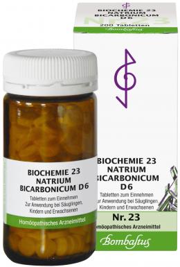 BIOCHEMIE 23 Natrium bicarbonicum D 6 Tabletten 200 St Tabletten
