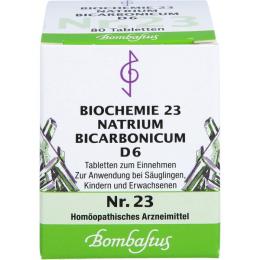 BIOCHEMIE 23 Natrium bicarbonicum D 6 Tabletten 80 St.