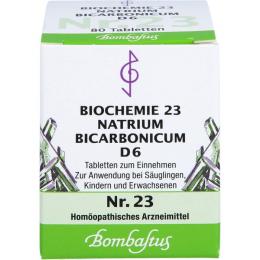 BIOCHEMIE 23 Natrium bicarbonicum D 6 Tabletten 80 St.