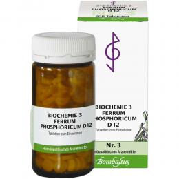 BIOCHEMIE 3 Ferrum phosphoricum D 12 Tabletten 200 St Tabletten