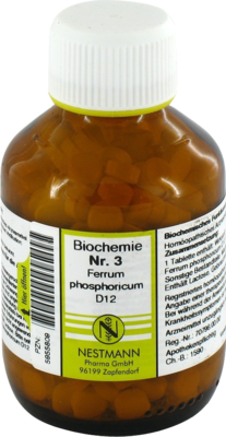 BIOCHEMIE 3 Ferrum phosphoricum D 12 Tabletten 400 St