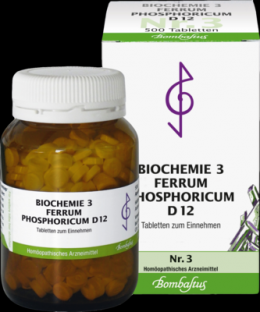 BIOCHEMIE 3 Ferrum phosphoricum D 12 Tabletten 500 St