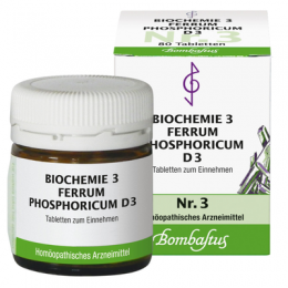 BIOCHEMIE 3 Ferrum phosphoricum D 3 Tabletten 80 St