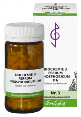 BIOCHEMIE 3 Ferrum phosphoricum D 6 Tabletten 200 St