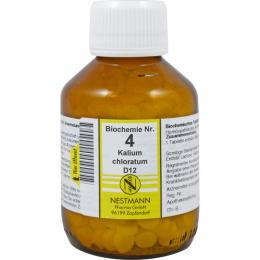 BIOCHEMIE 4 Kalium chloratum D 12 Tabletten 400 St.