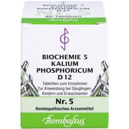 BIOCHEMIE 5 Kalium phosphoricum D 12 Tabletten 80 St.