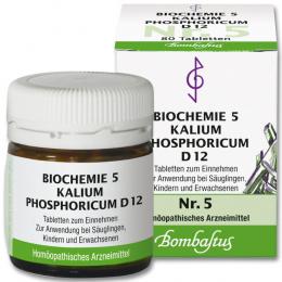 Ein aktuelles Angebot für BIOCHEMIE 5 Kalium phosphoricum D 12 Tabletten 80 St Tabletten Schüßler Salze - jetzt kaufen, Marke Bombastus-Werke AG.