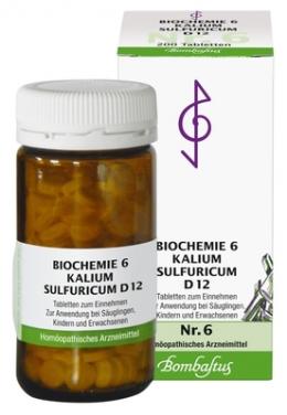 BIOCHEMIE 6 Kalium sulfuricum D 12 Tabletten 200 St