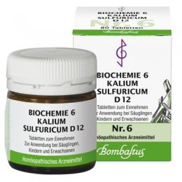 BIOCHEMIE 6 Kalium sulfuricum D 12 Tabletten 80 St