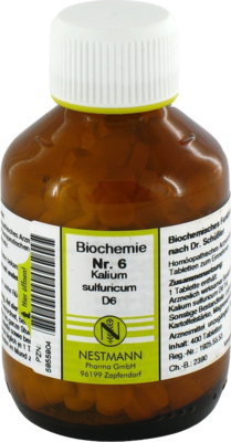 BIOCHEMIE 6 Kalium sulfuricum D 6 Tabletten 400 St