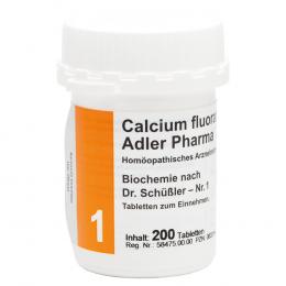 BIOCHEMIE Adler 1 Calcium fluoratum D 12 Tabletten 200 St Tabletten