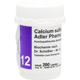 BIOCHEMIE Adler 12 Calcium sulfuricum D 6 Tabl. 200 St.
