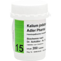 BIOCHEMIE Adler 15 Kalium jodatum D 12 Tabletten 200 St.