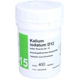 BIOCHEMIE Adler 15 Kalium jodatum D 12 Tabletten 400 St.