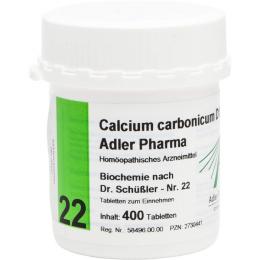 BIOCHEMIE Adler 22 Calcium carbonicum D 12 Tabl. 400 St.
