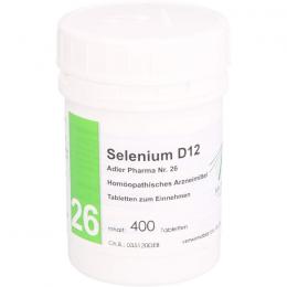 BIOCHEMIE Adler 26 Selenium D 12 Tabletten 400 St.