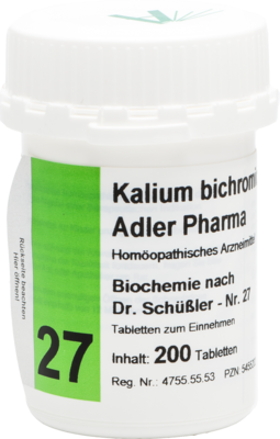 BIOCHEMIE Adler 27 Kalium bichrom D 12 Tabletten 200 St