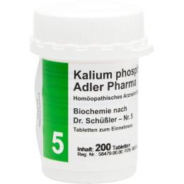 BIOCHEMIE Adler 5 Kalium phosphoricum D 6 Tabl. 200 St.