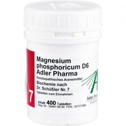 BIOCHEMIE Adler 7 Magnesium phosphoricum D 6 Tabl. 400 St.