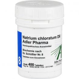 BIOCHEMIE Adler 8 Natrium chloratum D 6 Tabletten 400 St.