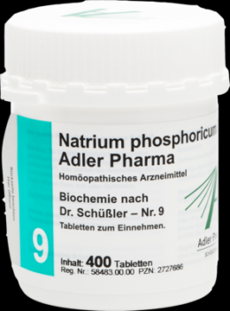 BIOCHEMIE Adler 9 Natrium phosphoricum D 6 Tabl. 400 St