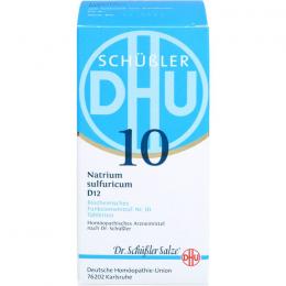 BIOCHEMIE DHU 10 Natrium sulfuricum D 12 Tabletten 420 St.
