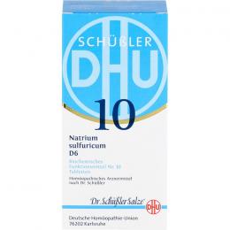 BIOCHEMIE DHU 10 Natrium sulfuricum D 6 Tabletten 420 St.