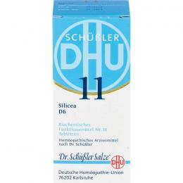 BIOCHEMIE DHU 11 Silicea D 6 Tabletten 200 St.