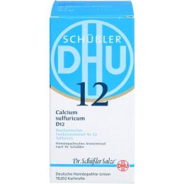 BIOCHEMIE DHU 12 Calcium sulfuricum D 12 Tabletten 420 St.
