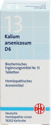 BIOCHEMIE DHU 13 Kalium arsenicosum D 6 Tabletten 80 St