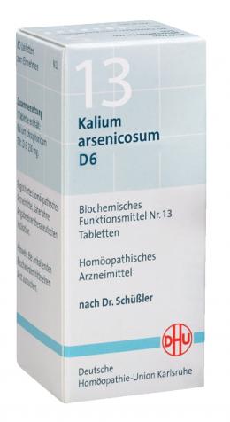 Ein aktuelles Angebot für BIOCHEMIE DHU 13 Kalium arsenicosum D 6 Tabletten 80 St Tabletten Schüßler Salze Nr. 13 - 24 - jetzt kaufen, Marke DHU-Arzneimittel GmbH & Co. KG.